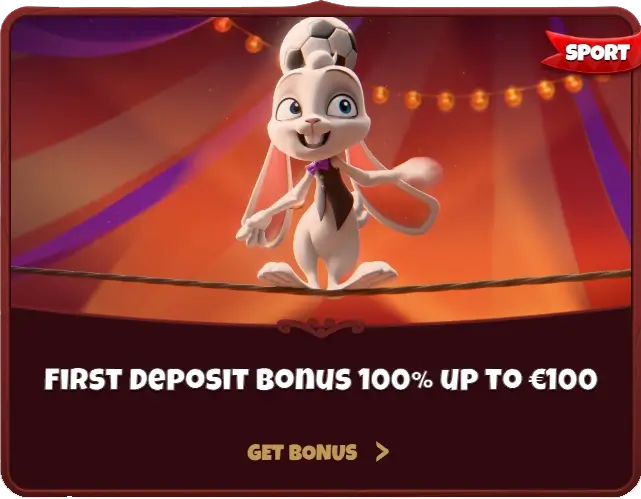 First Deposit Bonus 100% up to €100
