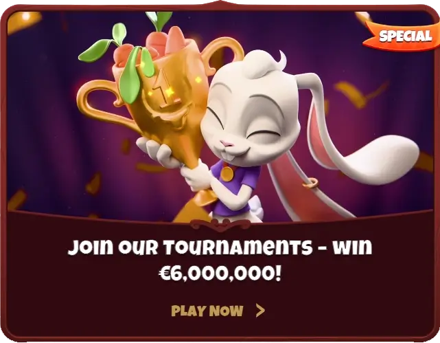 Join Our Tournaments - Win €6,000,000