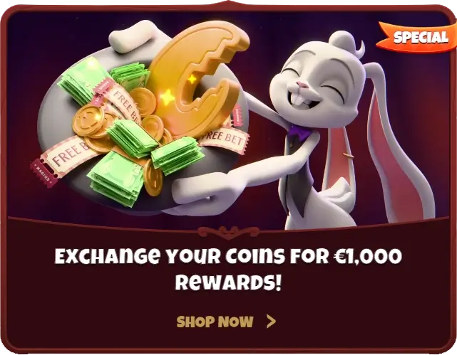 Exchange Your Coins For €1,000 Rewards!